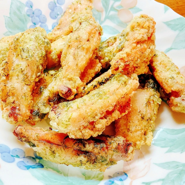 手羽中の青のり揚げ